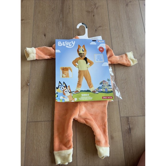 Disguise Toddler 12 to 18 Months Bluey Bingo Jumpsuit Halloween Costume Dress Up - Picture 2 of 5
